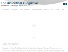 Tablet Screenshot of behaviortherapyct.com